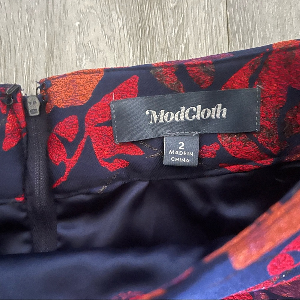 ModCloth Retro Floral Mini - Picture 4 of 7
